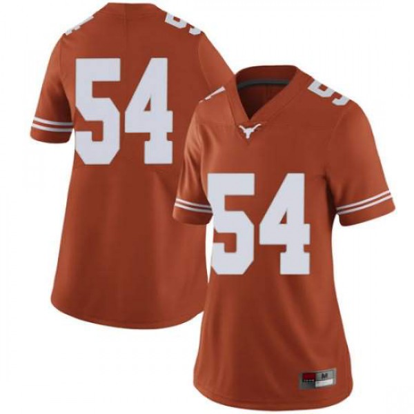 Womens University of Texas #54 Justin Mader Limited College Jersey Orange
